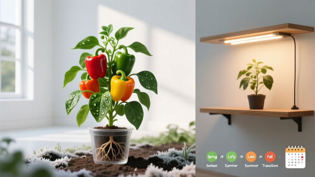 When to Move Bell Pepper Plant Indoors: The 5-Step Easy-Care Timeline That Saves Your Harvest (No More Frost Panic or Leggy Plants!)
