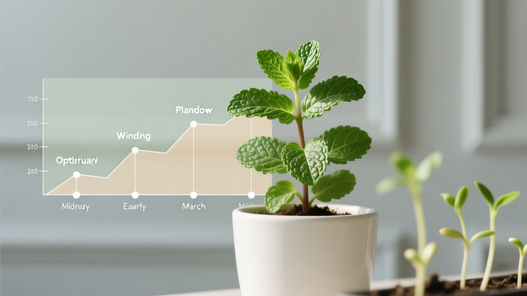 Stop Wasting Mint Seeds: The Exact Indoor Planting Window You’re Missing (Plus Why 'Large' Timing Is Actually a Red Flag for Leggy, Weak Plants)