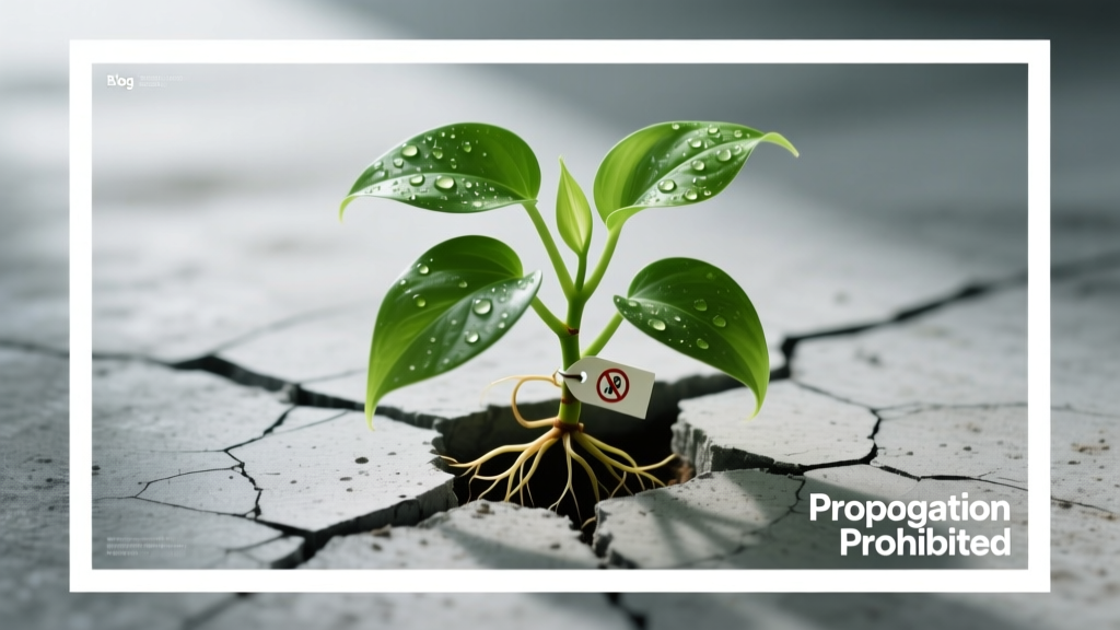Why Does My Fast-Growing Plant Say 'Propagation Prohibited'? The Truth Behind Those Labels (And What You *Can* Legally & Ethically Do)