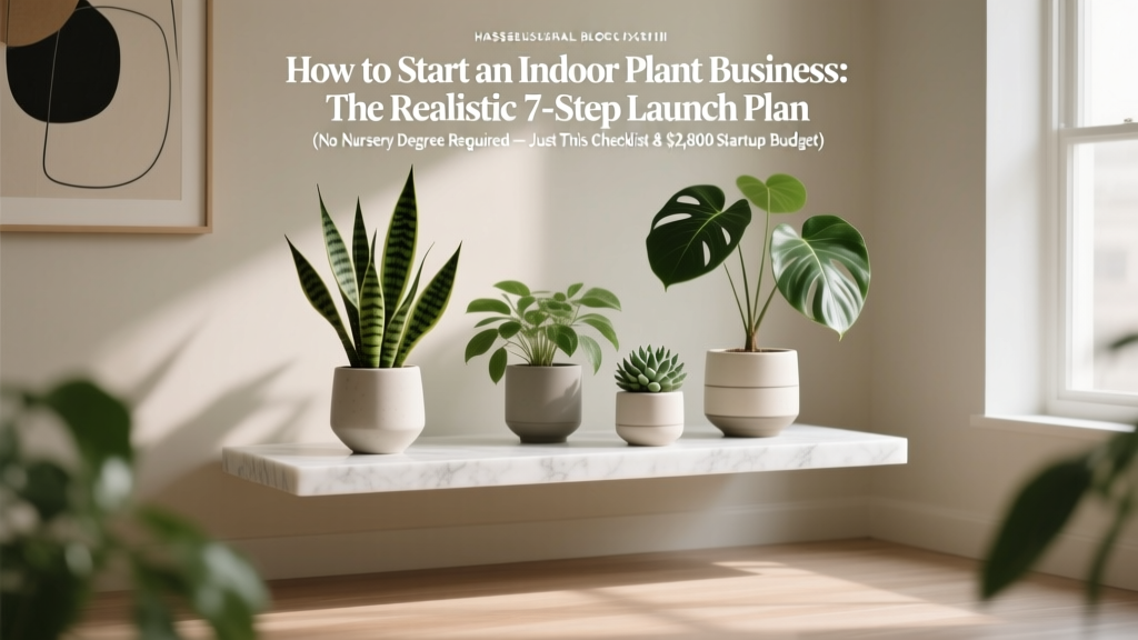 How to Start an Indoor Plant Business (2026)