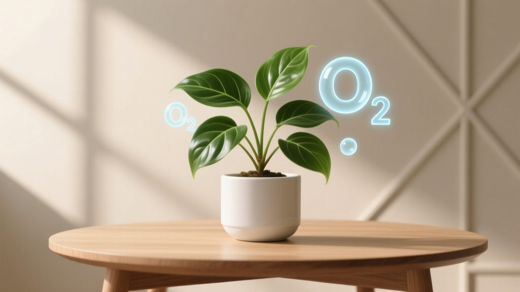 How Much O₂ Does a Small Indoor Plant Actually Put Out? (And Why Fertilizer Has Almost Nothing to Do With It — A Science-Backed Care Guide)