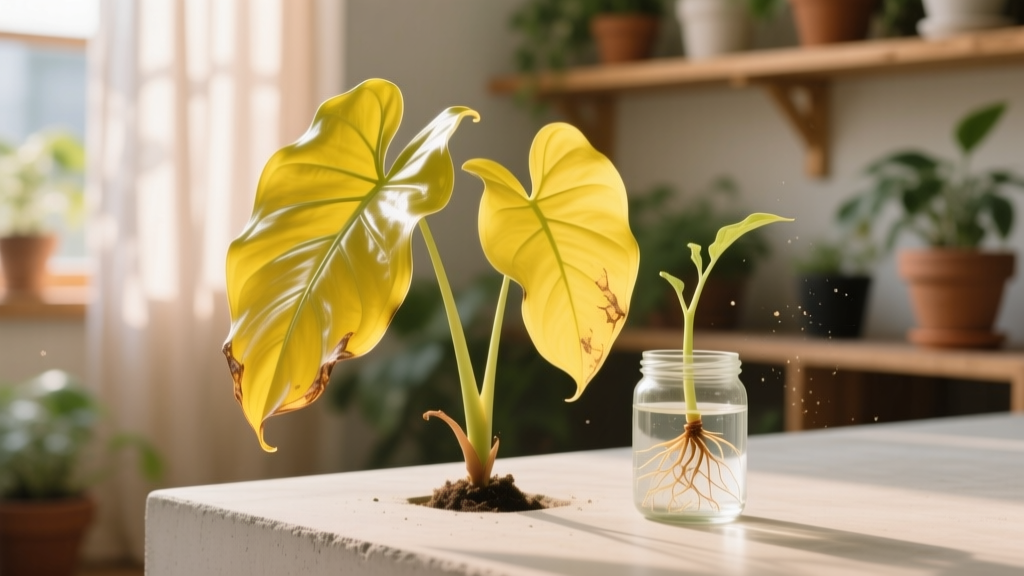 Why Your Yellow Shrimp Plant Is Dropping Leaves During Propagation (and Exactly How to Fix It in 7 Days Without Losing a Single Cutting)