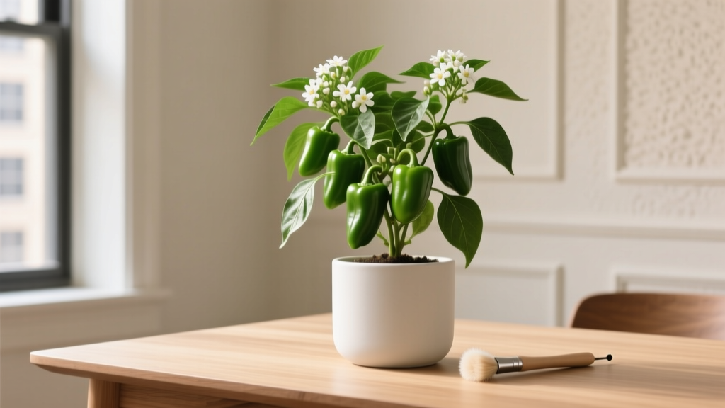 How to Grow & Pollinate Pepper Plants Indoors: The 7-Step No-Fail Method (Even If You’ve Failed Before — Yes, It’s Possible Without Bees!)
