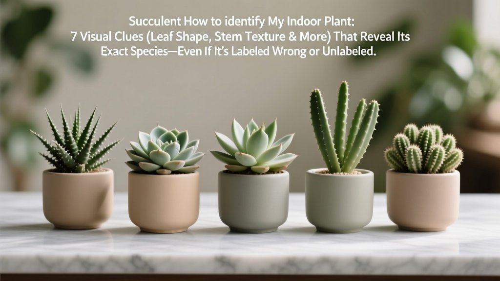 Succulent Identification Guide: 7 Visual Clues (2026)