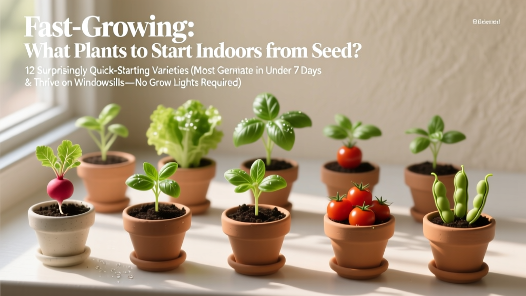 Fast-Growing Plants from Seed: 12 Quick-Starting Varieties