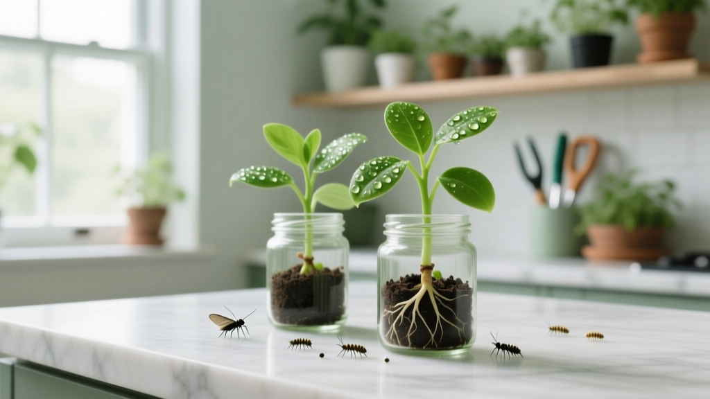 How to Get Rid of Moths in Indoor Plants Propagation Tips: The 5-Step System That Stops Fungus Gnats & Moth Larvae Before They Wreck Your Cuttings (No Pesticides, No Root Damage, Works in 72 Hours)