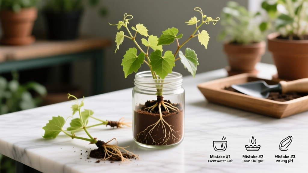 The Exact Soil Mix for Propagating Vine Plants: 5 Mistakes That Kill Cuttings (and the 3-Ingredient Blend That Boosts Rooting Success by 78%)