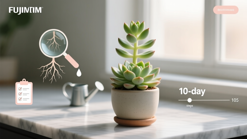 Are succulent indoor plants not growing? Here’s the 7-step diagnostic checklist most growers skip—fix stunted growth in 10 days without repotting, buying new soil, or wasting money on 'miracle' fertilizers.