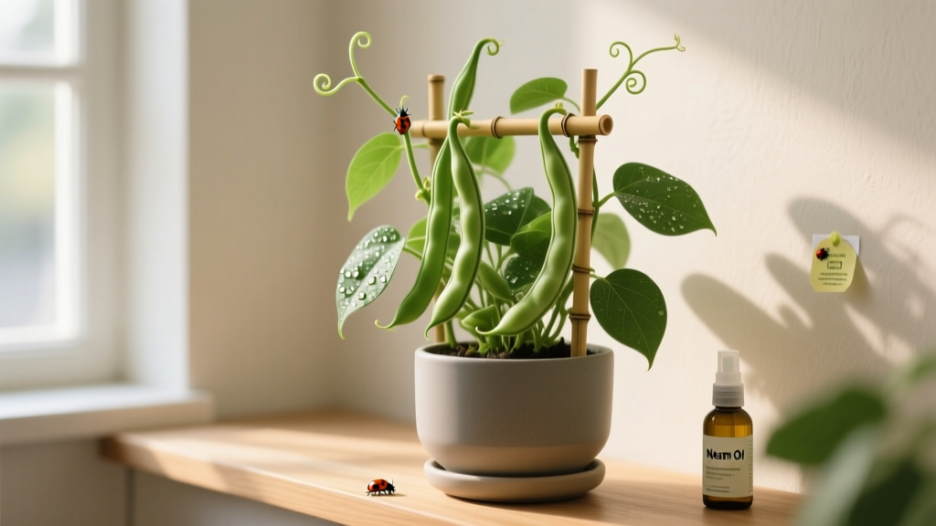 How to Plant Pinto Beans Indoors Pest Control: The 7-Step System That Stops Aphids, Fungus Gnats & Spider Mites Before They Take Over—No Pesticides, No Crop Loss, Just Thriving Bean Vines in Your Apartment