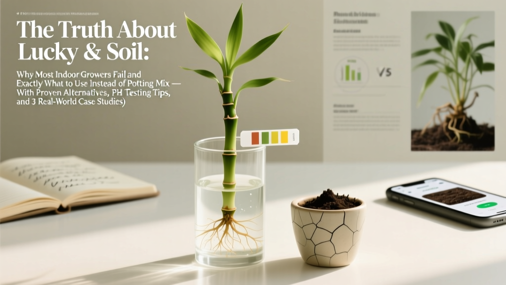 The Truth About Lucky Bamboo & Soil: Why Most Indoor Growers Fail (and Exactly What to Use Instead of Potting Mix — With Proven Alternatives, pH Testing Tips, and 3 Real-World Case Studies)