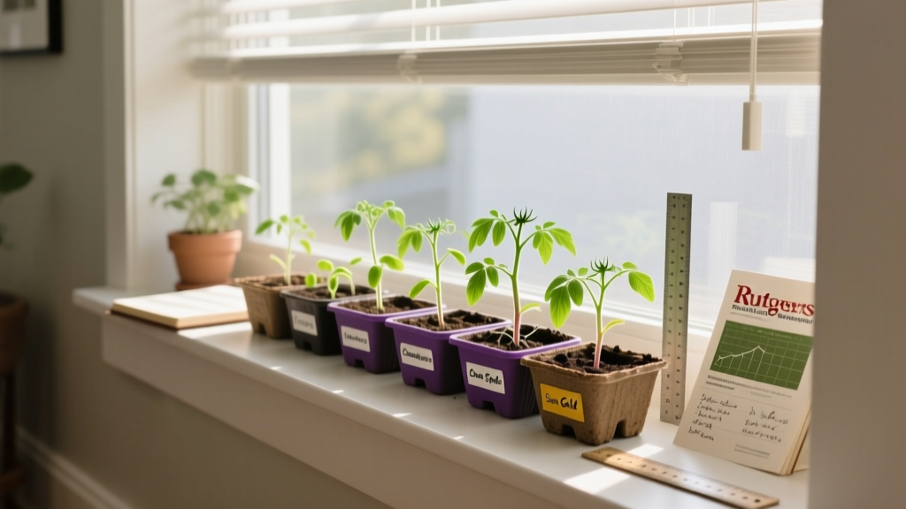 Stop Guessing: The Exact NJ Indoor Tomato Seed-Starting Window (Based on 10 Years of Rutgers Extension Data + Real Gardeners’ Mistakes)