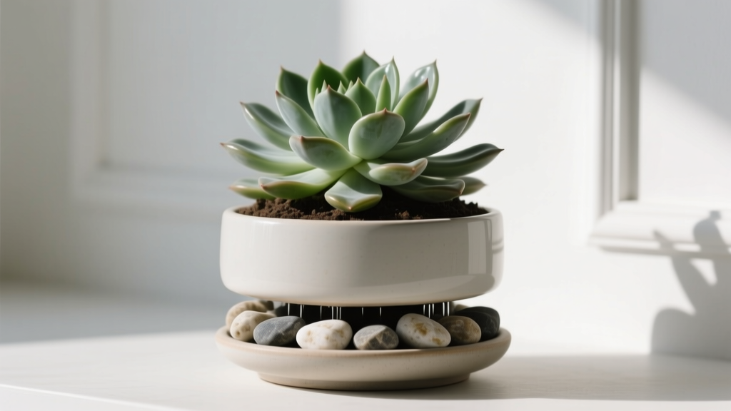 Succulent how to decorate indoor plants with pebbles: 7 proven steps that prevent root rot, boost drainage, and make your pots Instagram-worthy—no fancy tools or expensive soil needed.