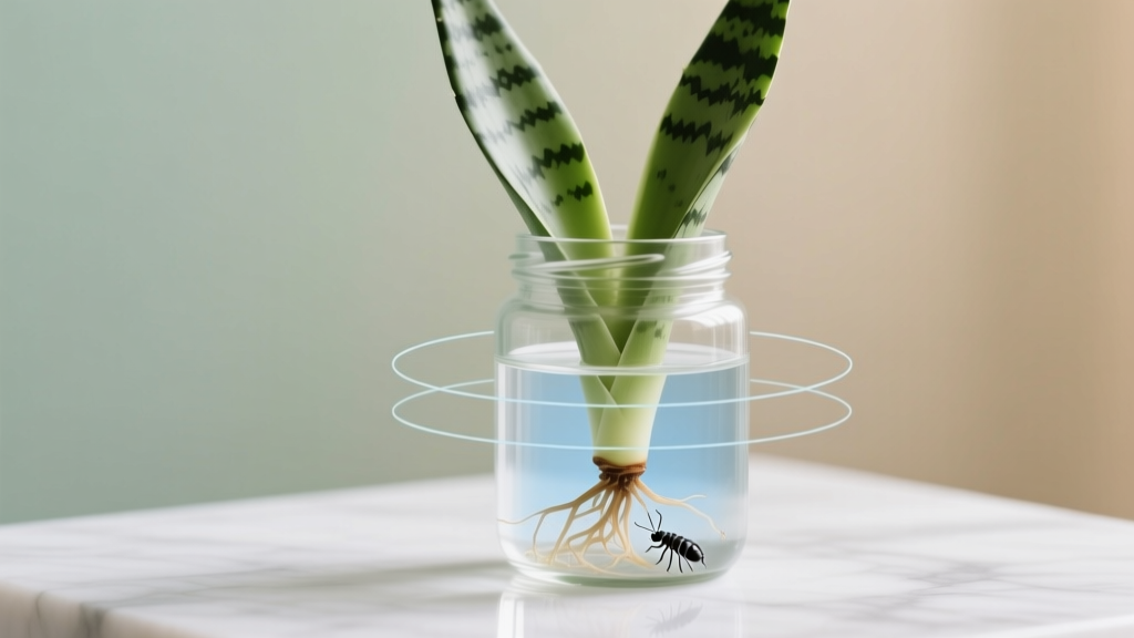 How to Propagate Snake Plant Cuttings in Water Pest Control: The Truth About Root Rot, Mealybugs, and Why 78% of Water Propagations Fail Without This 3-Step Pest Barrier Protocol