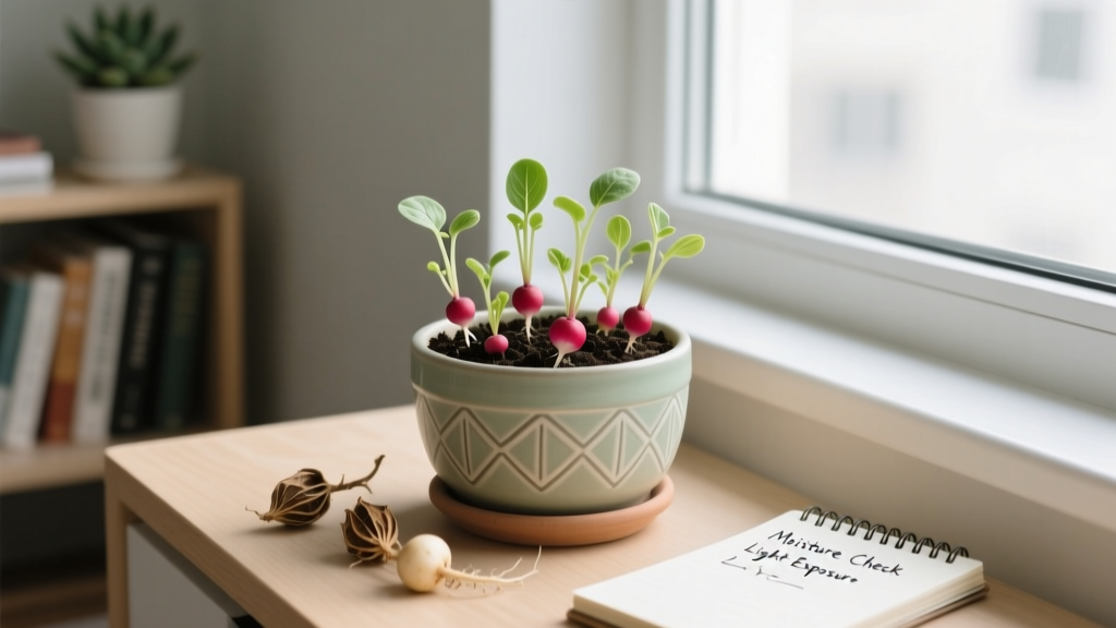 Why Your Radish Seeds Aren’t Sprouting Indoors (And the 5-Minute Fix Every Student Needs: Slow-Growing Radish Seeds Indoors Made Simple, Even in Dorm Rooms)