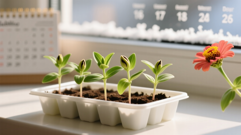 When Should I Plant Zinnia Seeds Indoors From Seeds? The Exact Timing Formula (Based on Your Frost Date, Not Guesswork) — Avoid Leggy Seedlings, Bloom 3 Weeks Earlier, and Double Your Cut-Flower Yield This Season
