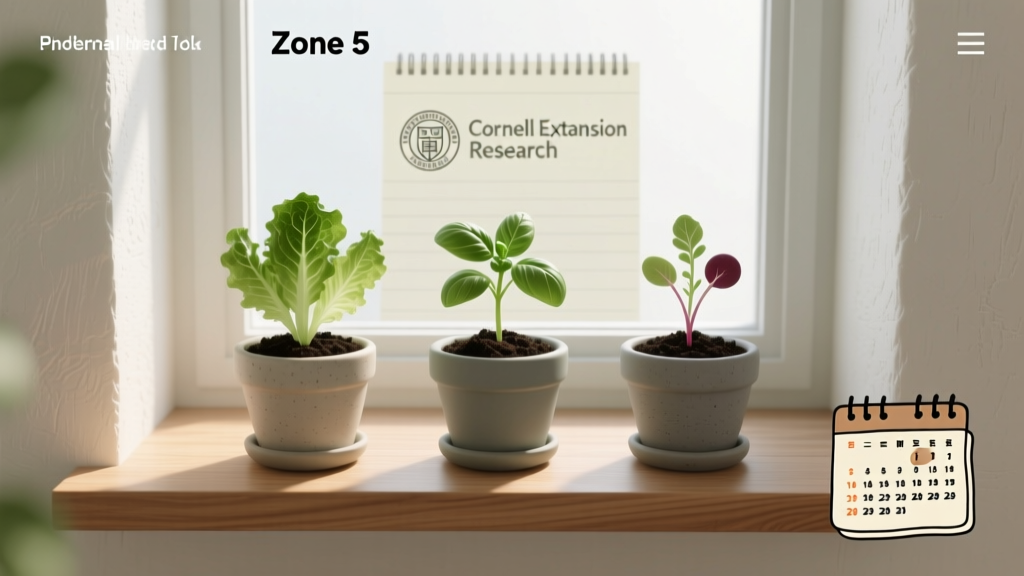 Stop Wasting Weeks on Slow-Growing Seeds: The Exact Indoor Sowing Calendar for Zone 5 (Backed by Cornell Extension Data & 7 Years of Trial Gardening)