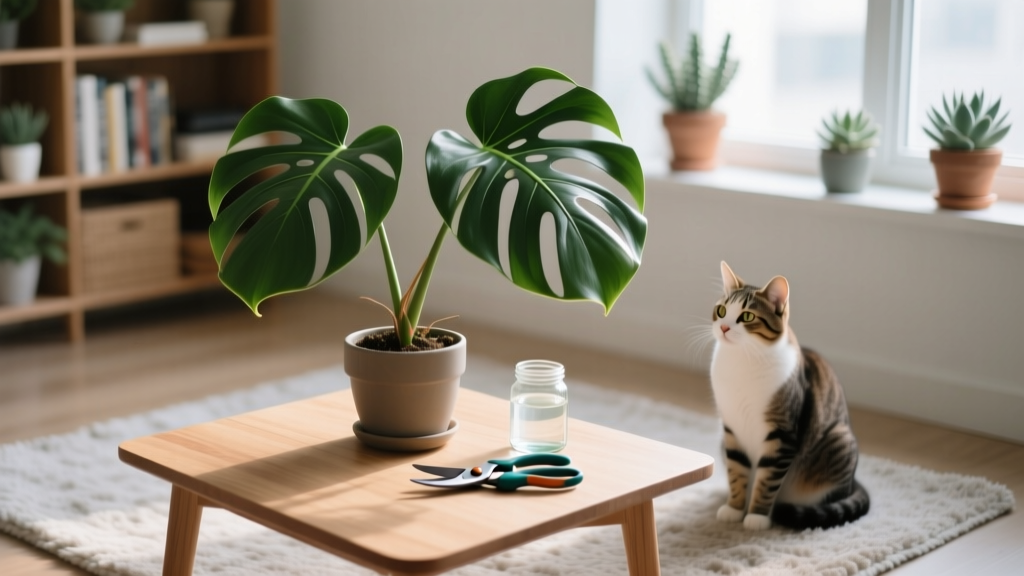Is Your Monstera Toxic to Cats? Here’s Exactly How to Safely Cut & Propagate It Without Risking Your Feline Friend’s Health — Step-by-Step, Vet-Approved, and Stress-Free
