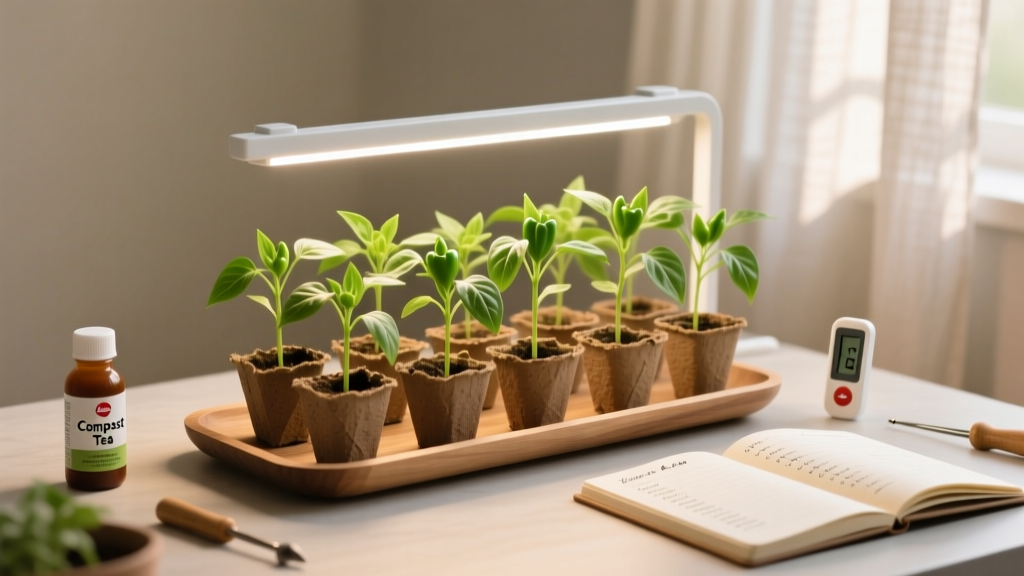 Stop Losing 60% of Your Pepper Seedlings: The Exact Zone 5a Indoor Start Date + Organic Fertilizer Schedule That Doubles Yield (No Guesswork, No Burn-Off)