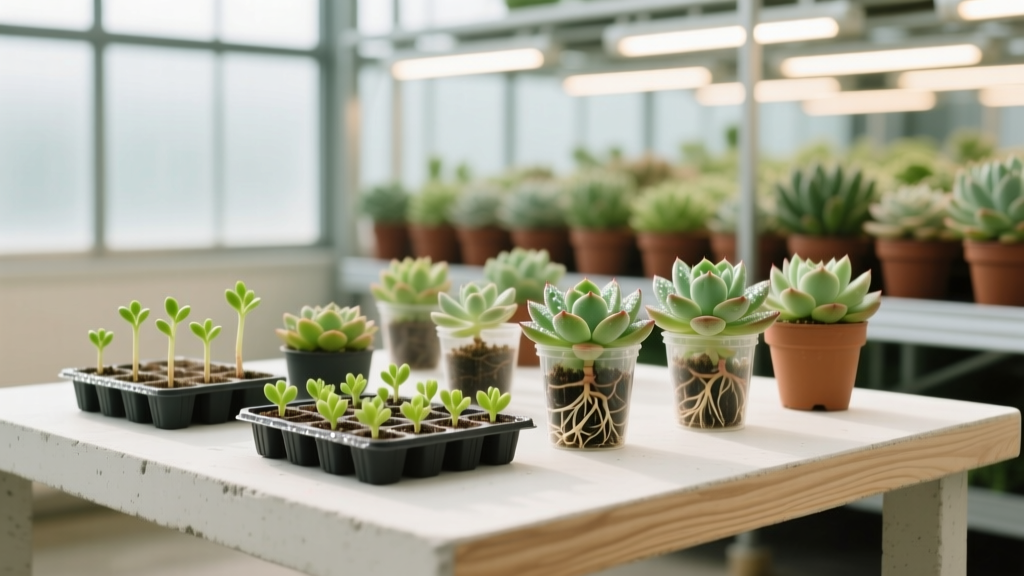 Succulent Propagation: Nursery Methods vs Home Growing
