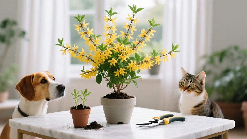 Pet Friendly How to Propagate Forsythia Plant: The 4-Step Safe Method That Won’t Harm Your Dog or Cat (No Toxic Cuttings, No Chemicals, Just Success)