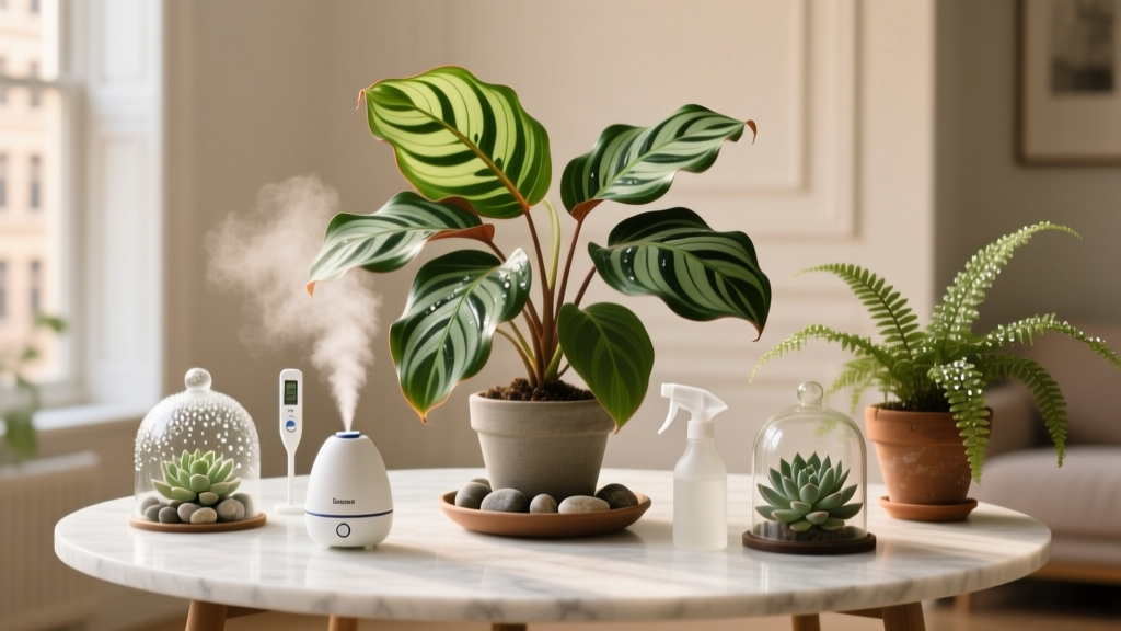 Large How to Increase Humidity for Plants Indoor: 7 Science-Backed Methods That Actually Work (No More Brown Leaf Tips or Drooping Calatheas!)