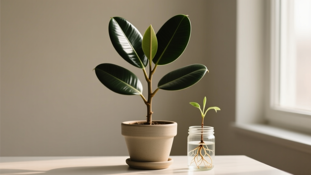 How to Cut Rubber Plant for Propagation in Low Light: The 5-Step Method That Actually Works (No Grow Lights, No Failures, Just Rooted Cuttings in 4 Weeks)