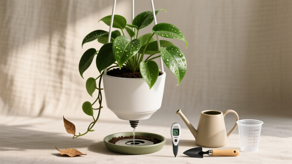 Outdoor How Do You Water Indoor Hanging Plants? The Truth Is: You’re Probably Overwatering (Here’s the Exact Schedule, Tool Kit & 5-Second Drainage Test That Saves 83% of Drowned Pothos)