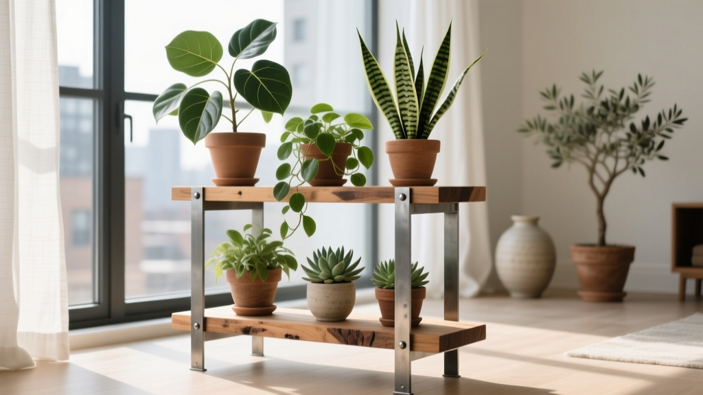 How to Build an Indoor Plant Stand for Flowering Plants