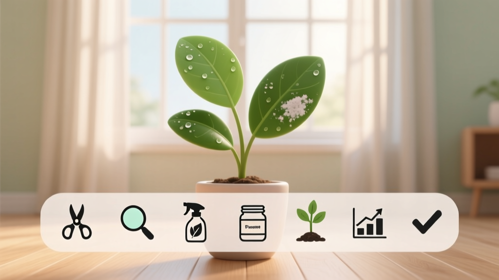 How to Get Powdery Mildew Off an Indoor Plant: 7 Propagation-Safe Steps That Actually Stop Rebound (No More Wasting Cuttings or Spraying Toxic Mixes)