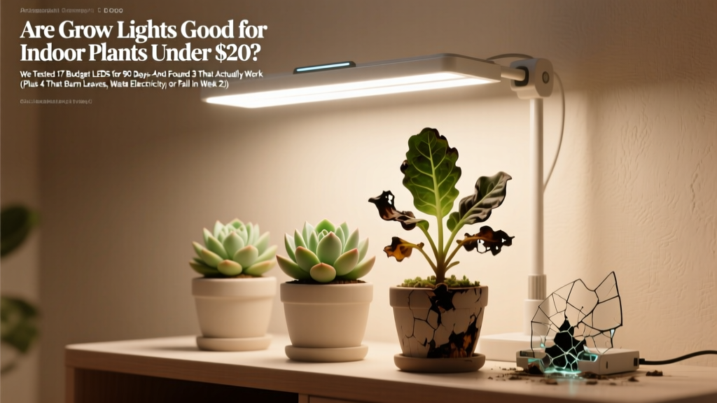 Are grow lights good for indoor plants under $20? We tested 17 budget LEDs for 90 days—and found 3 that actually work (plus 4 that burn leaves, waste electricity, or fail in Week 2)