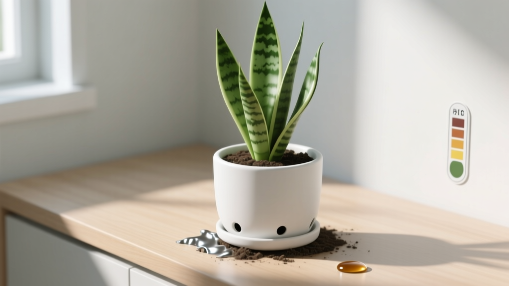 Are Metal Pots Bad for Indoor Plants? A Fertilizer Guide That Fixes Drainage, pH Shifts, and Root Burn — Because Your Snake Plant Isn’t Dying From Neglect, It’s Struggling With Hidden Metal Toxicity and Nutrient Lockout