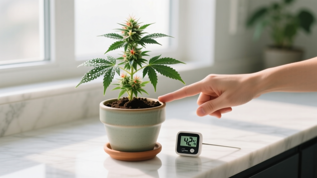 Flowering When to Water Weed Plants Indoors: The Exact 3-Second Finger Test + Moisture Meter Thresholds That Prevent Bud Rot & Boost Trichome Density (Backed by Grow Lab Data)