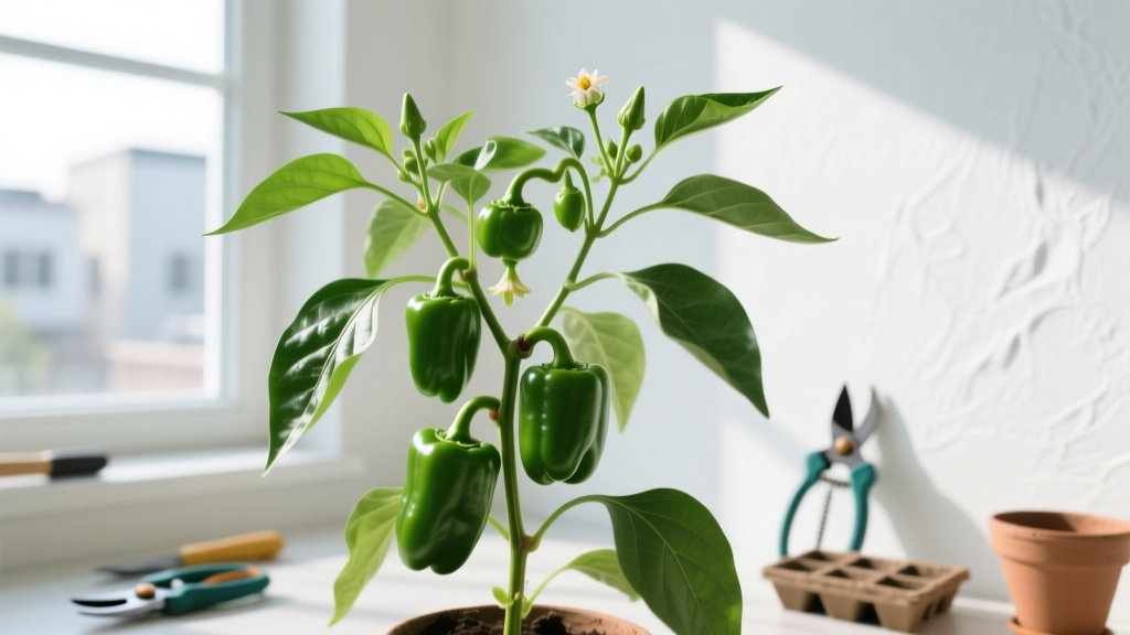 How Do You Grow Green Pepper Plants Indoors in Bright Light? 7 Non-Negotiable Steps Most Beginners Skip (And Why Your Peppers Keep Dropping Flowers)