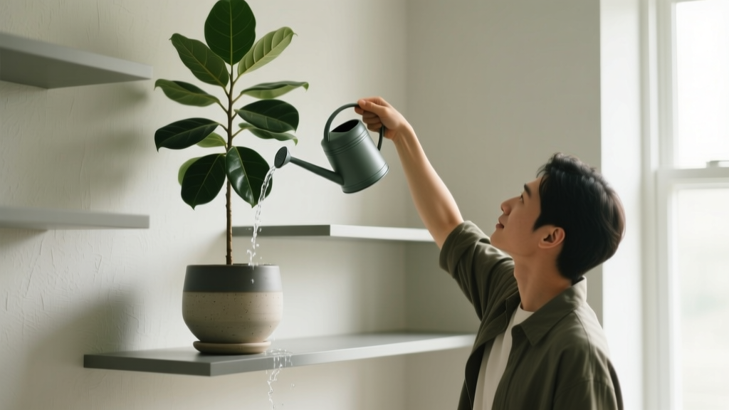 Stop Straining Your Back & Drowning Your Plants: The 5-Step Science-Backed Method for How to Water Indoor Plants Up High—Without Ladders, Spills, or Stress