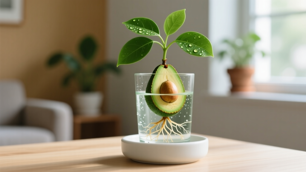 Why Your Avocado Seed in Water Is Dropping Leaves Indoors (And Exactly How to Stop It—No Guesswork, No More Yellowing, Just Healthy Roots & Green Growth)