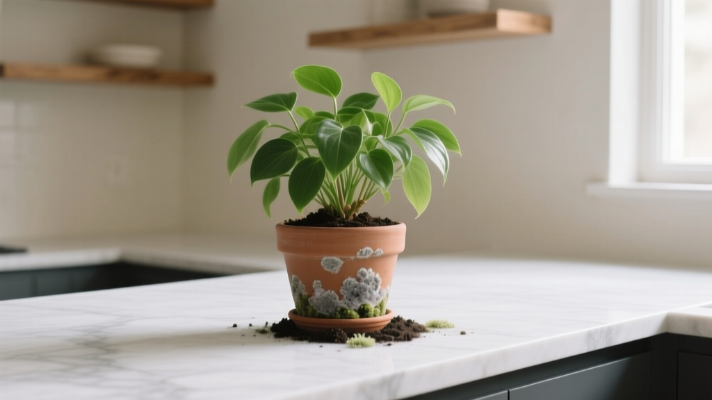 How to Remove Mold from Indoor Plant Soil for Beginners: 5 Gentle, Non-Toxic Steps That Save Your Plants (Without Repotting Every Time)