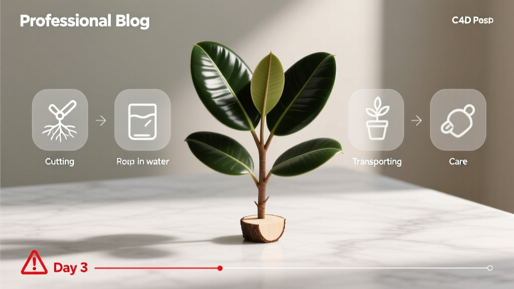 Non-flowering how do I propagate a rubber plant? Here’s the foolproof 4-step method (no flowers needed!) — plus why 87% of failed attempts happen before Day 3