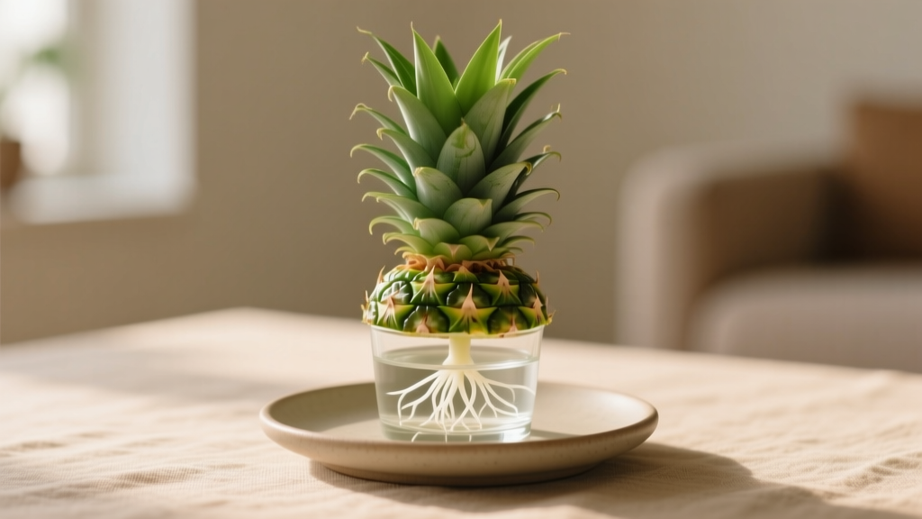 Stop Wasting Pineapple Tops! The Realistic, Step-by-Step Guide to Planting Pineapple Tops Indoors — Even If It’s Slow Growing (No Green Thumb Required)