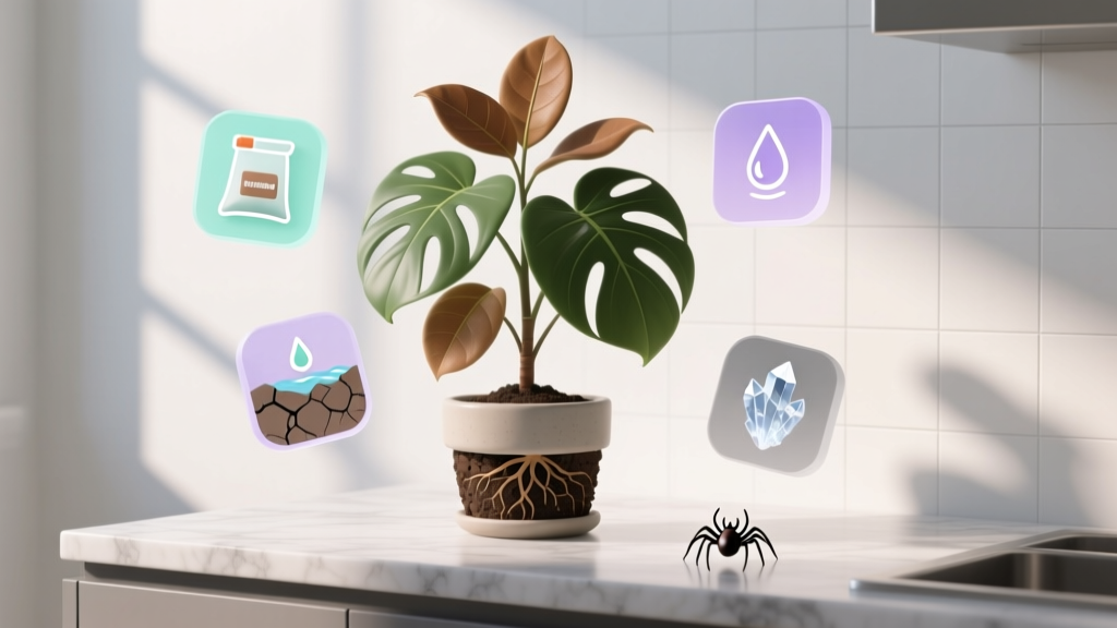 Small what do brown tips on indoor plants mean? 7 Real Causes (Not Just 'Overwatering') — Plus a Step-by-Step Fix-It Flowchart You Can Use Tonight