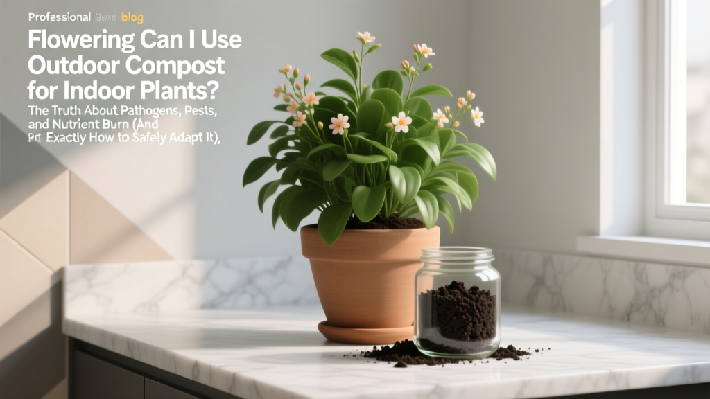 Flowering Can I Use Outdoor Compost for Indoor Plants? The Truth About Pathogens, Pests, and Nutrient Burn (And Exactly How to Safely Adapt It)