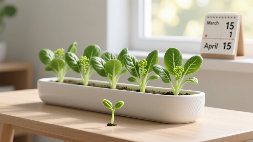 Why Your Mustard Greens Bolt Early Indoors (and Exactly When to Plant Seeds to Keep Them Leafy, Not Flowering) — A Step-by-Step Timing Guide Backed by Extension Research