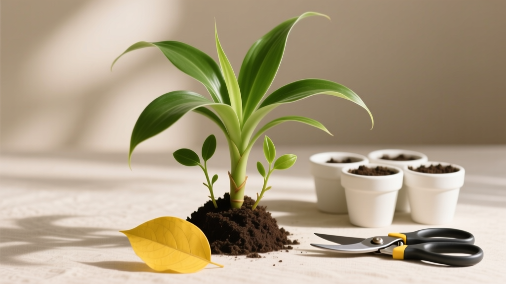 How Do You Propagate a Spider Plant With Yellow Leaves? 5 Critical Steps You Must Fix *Before* Taking Cuttings—Or You’ll Spread Stress, Not New Plants
