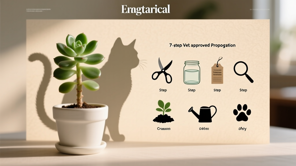Is Your Jade Plant Toxic to Cats? Here’s How to Safely Propagate It from Stem—Without Risking Your Feline’s Health (7-Step Vet-Approved Method)