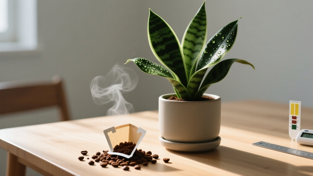 Low Maintenance Are Used Coffee Grounds Good for Indoor Plants? The Truth About Acidity, Nitrogen, and Root Rot—What 12 University Horticultural Studies Reveal (and What Your Snake Plant Really Needs)