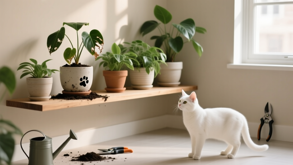 How to Repel Cats from Indoor Plants Not Growing: 7 Vet-Approved, Plant-Safe Tactics That Actually Work (No More Chewing, Digging, or Knocking Over Your Struggling Foliage)