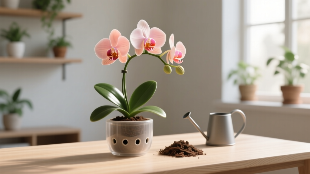 Indoor How to Pot an Orchid Plant Indoors: The 7-Step Mistake-Proof Method That Prevents Root Rot, Saves Your Phalaenopsis, and Doubles Bloom Time (No More Guesswork with Media or Pots!)