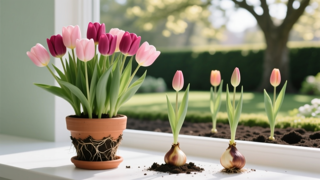 How to Grow & Plant Indoor Tulips Outside: The 7-Step Hardening & Transplant Guide That Prevents Shock, Saves Bulbs, and Boosts Bloom Success (Most Gardeners Skip #4)