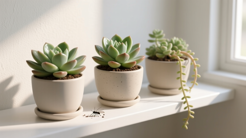 Succulent How to Get Rid of Small Flies in Indoor Plants: The 7-Day No-Pesticide Protocol That Stops Fungus Gnats Before They Spread to Your Other Houseplants (Backed by University Extension Research)