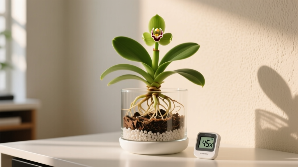 How to Water Indoor Orchid Plant Soil Mix: The 5-Minute Moisture Check Method That Prevents Root Rot (92% of Orchid Deaths Are Caused by This One Mistake)