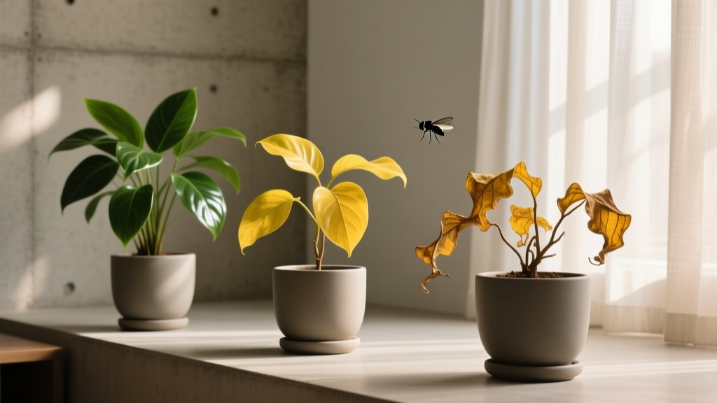 What indoor plants keep flies away with yellow leaves? The truth about fly-repelling plants—and why yellowing leaves mean your pest solution is backfiring (not working)